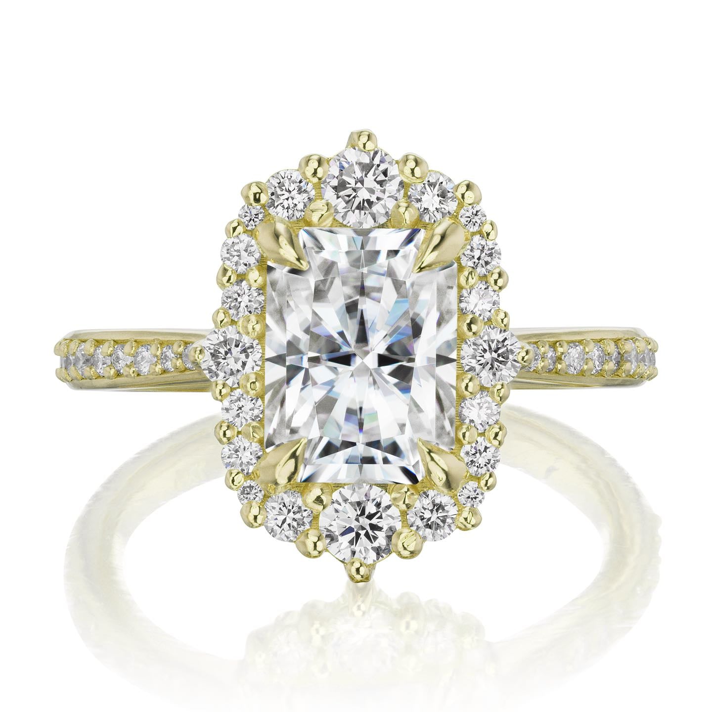 Adeline, Radiant Moissanite Ring (2.21ctw+)