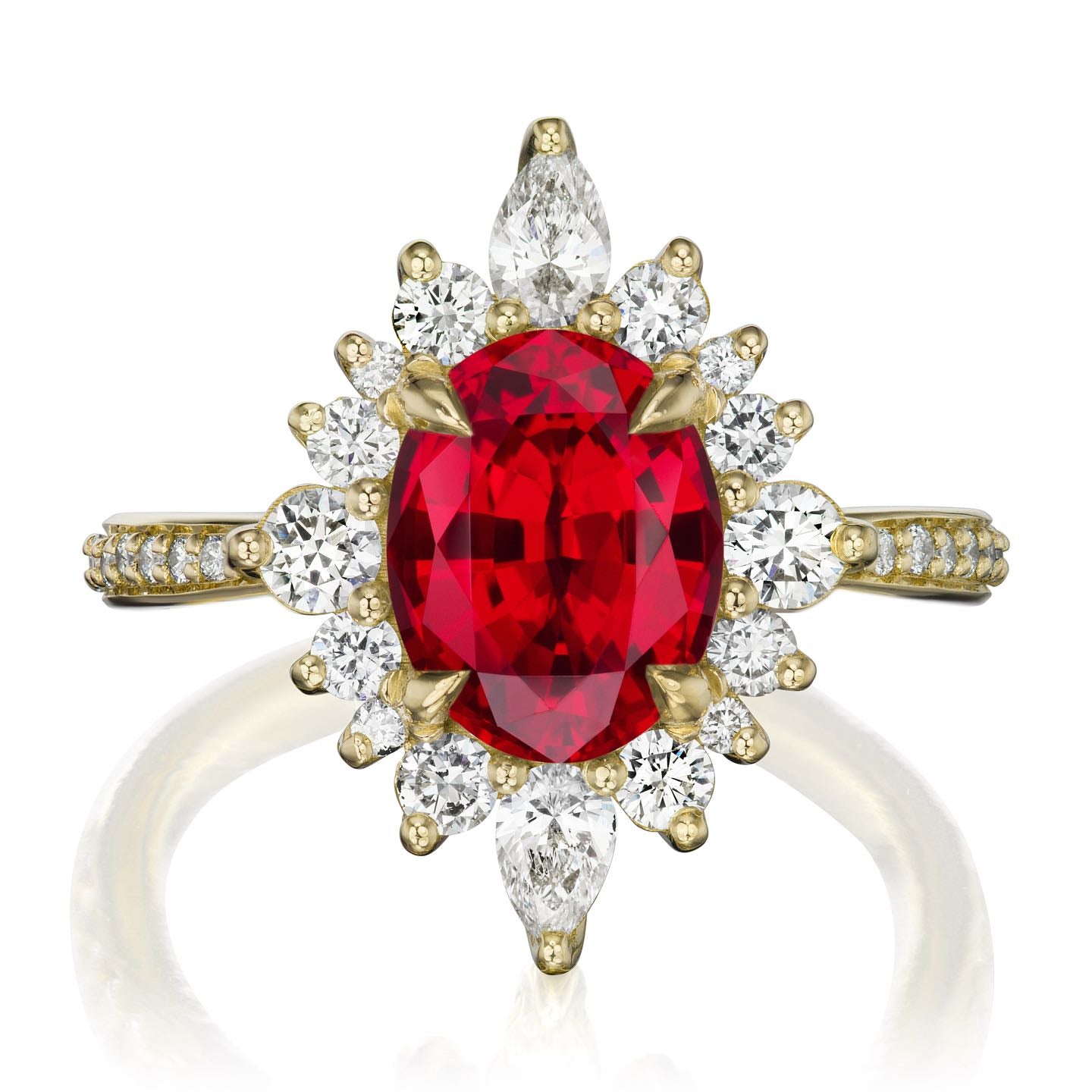 Anika | Oval Ruby Ring (3.35ctw+) | Kristin Coffin Jewelry